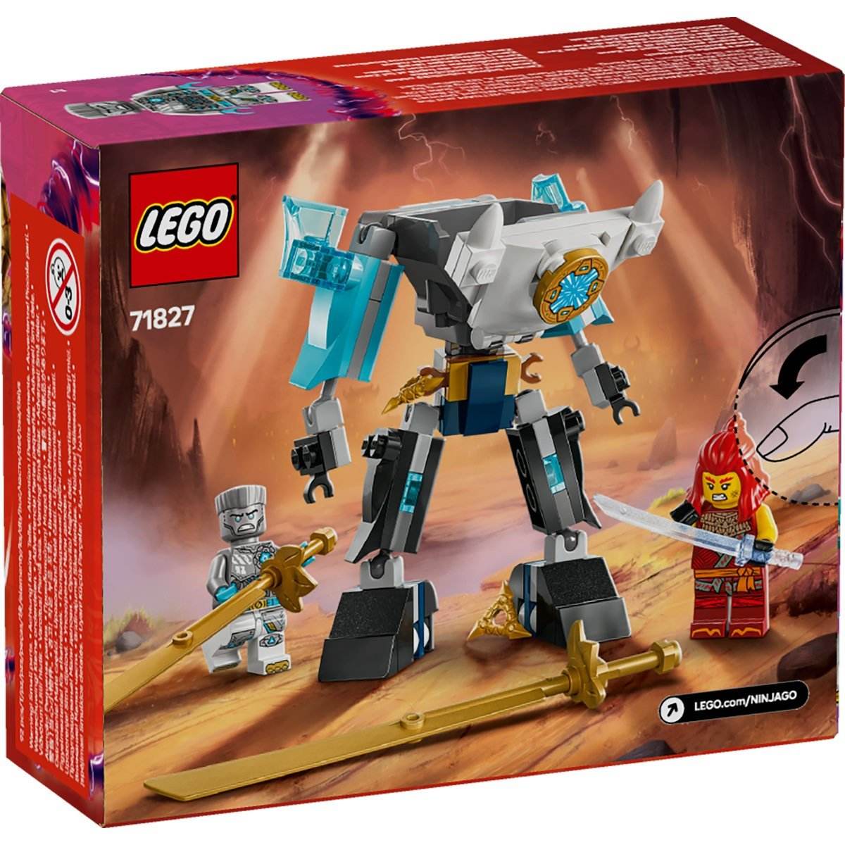 LEGO NINJAGO COSTUMUL ROBOT DE LUPTA AL LUI ZANE 71827 - Atelieru' lui Mesterica