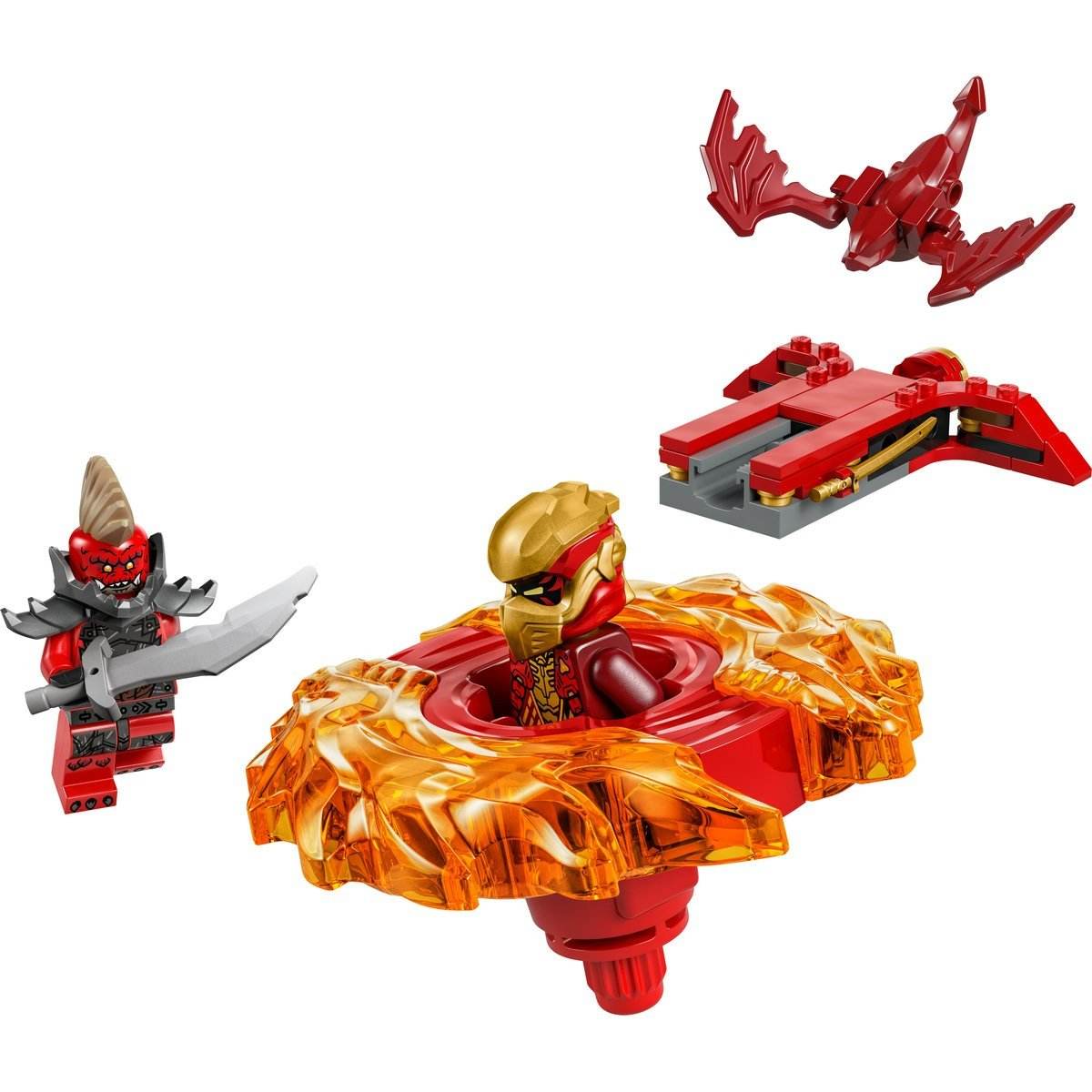 LEGO NINJAGO DRAGONUL SPINJITZU ROTITOR AL LUI KAI 71823 - Atelieru' lui Mesterica