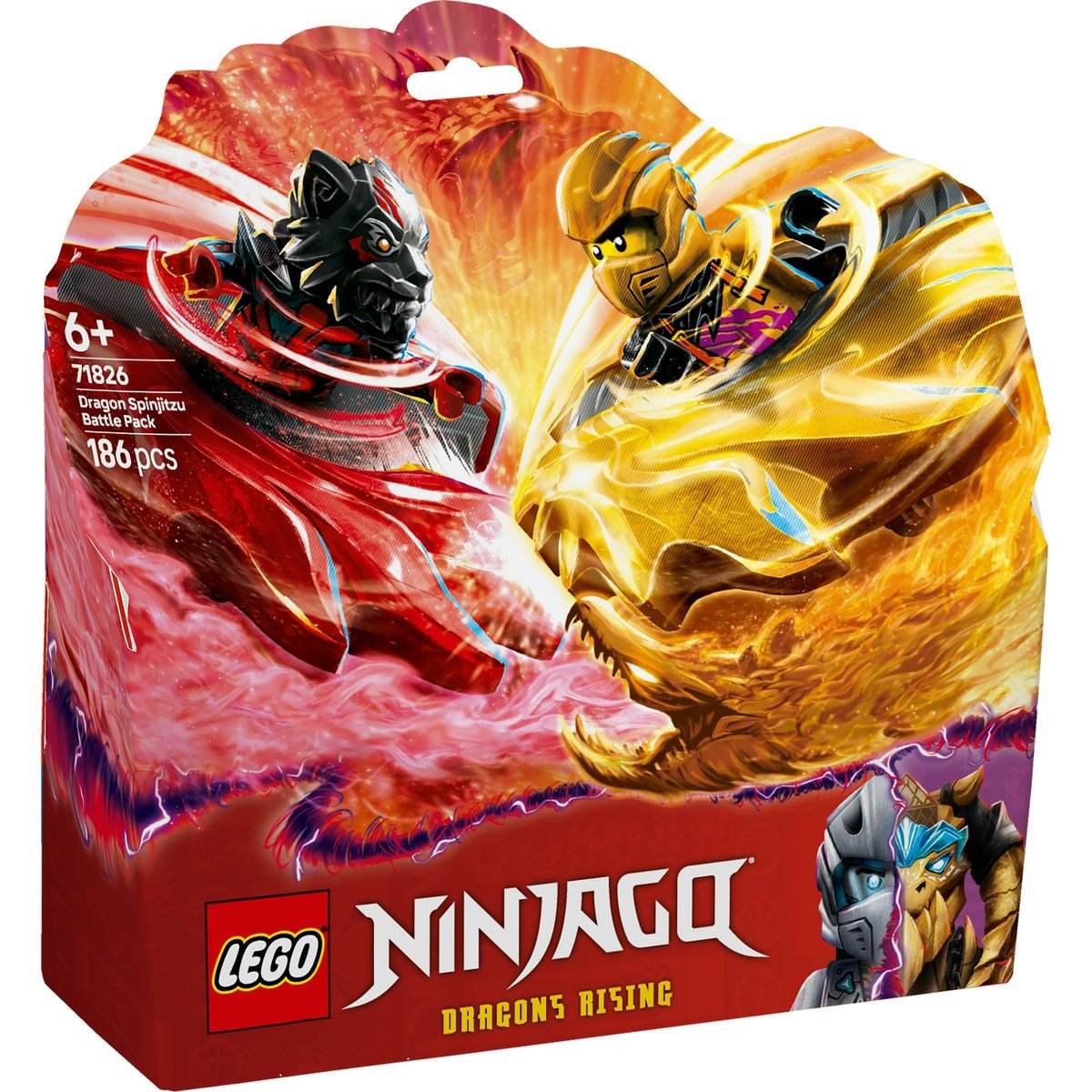 LEGO NINJAGO PACHET DE LUPTA CU DRAGONI SPINJITZU 71826 - Atelieru' lui Mesterica