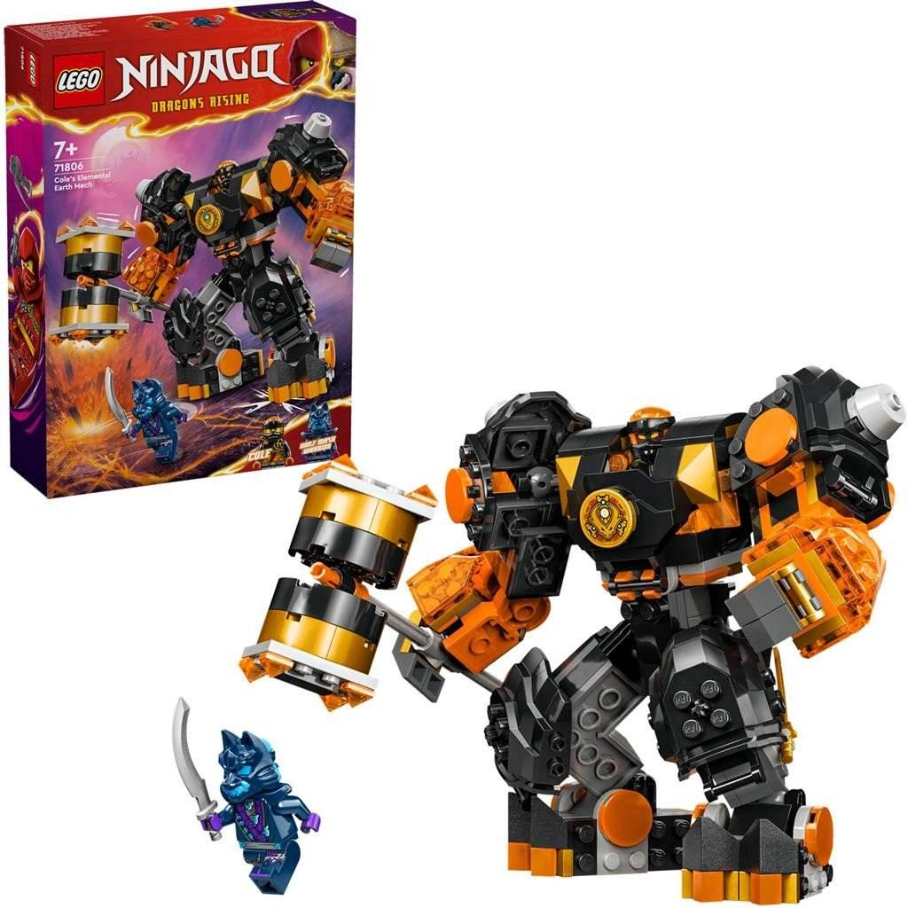 LEGO NINJAGO ROBOTUL STIHIE DE PAMaNT AL LUI COLE 71806 - Atelieru' lui Mesterica