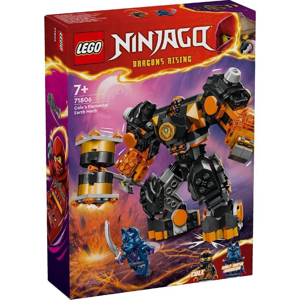 LEGO NINJAGO ROBOTUL STIHIE DE PAMaNT AL LUI COLE 71806 - Atelieru' lui Mesterica