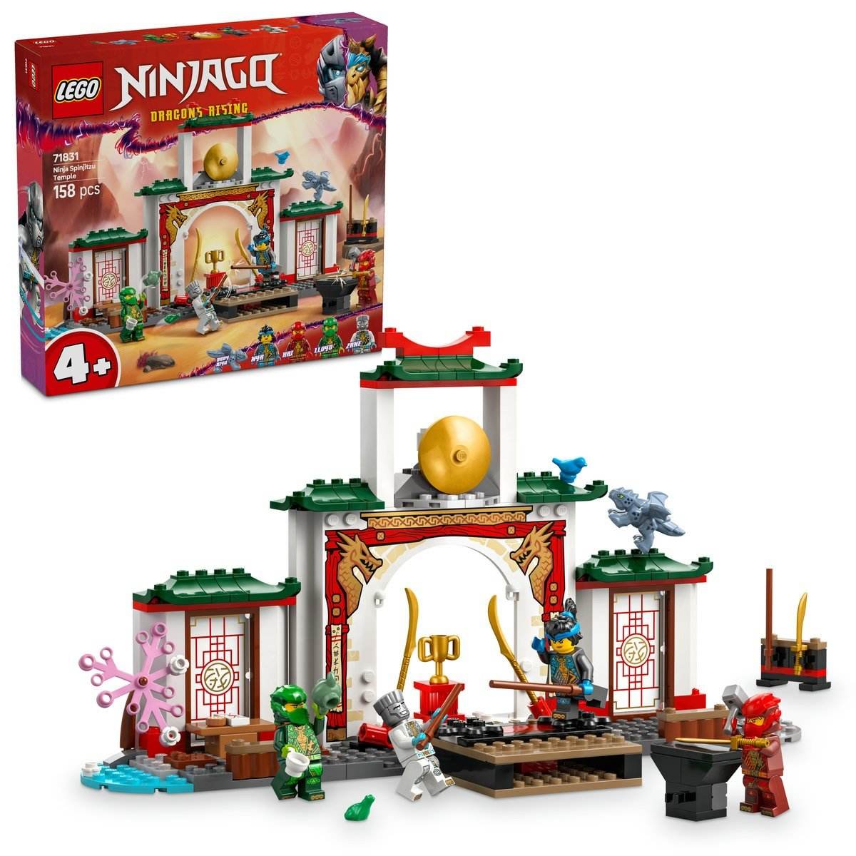 LEGO NINJAGO TEMPLUL SPINJITZU AL LUPTATORILOR NINJA 71831 - Atelieru' lui Mesterica