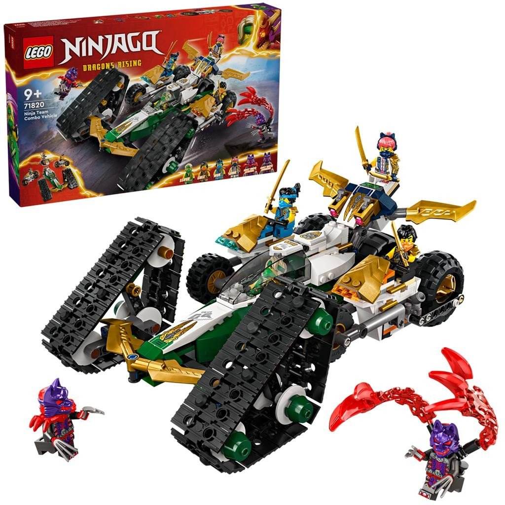 LEGO NINJAGO VEHICUL COMBINAT AL ECHIPEI NINJA 71820 - Atelieru' lui Mesterica