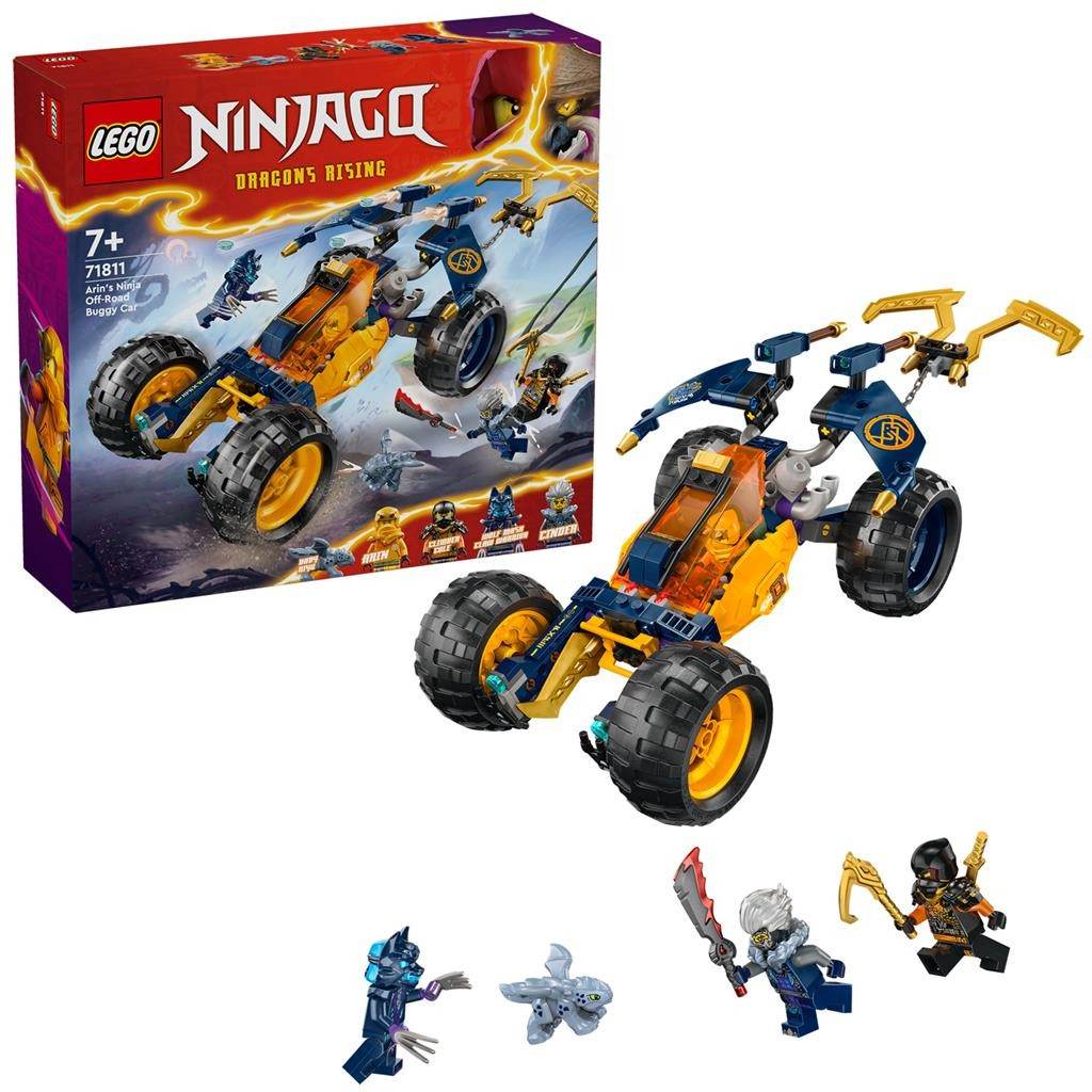 LEGO NINJAGO VEHICULUL DE TEREN NINJA AL LUI ARIN 71811 Atelieru' lui Mesterica | Jucarii, haine si incaltaminte pentru copii