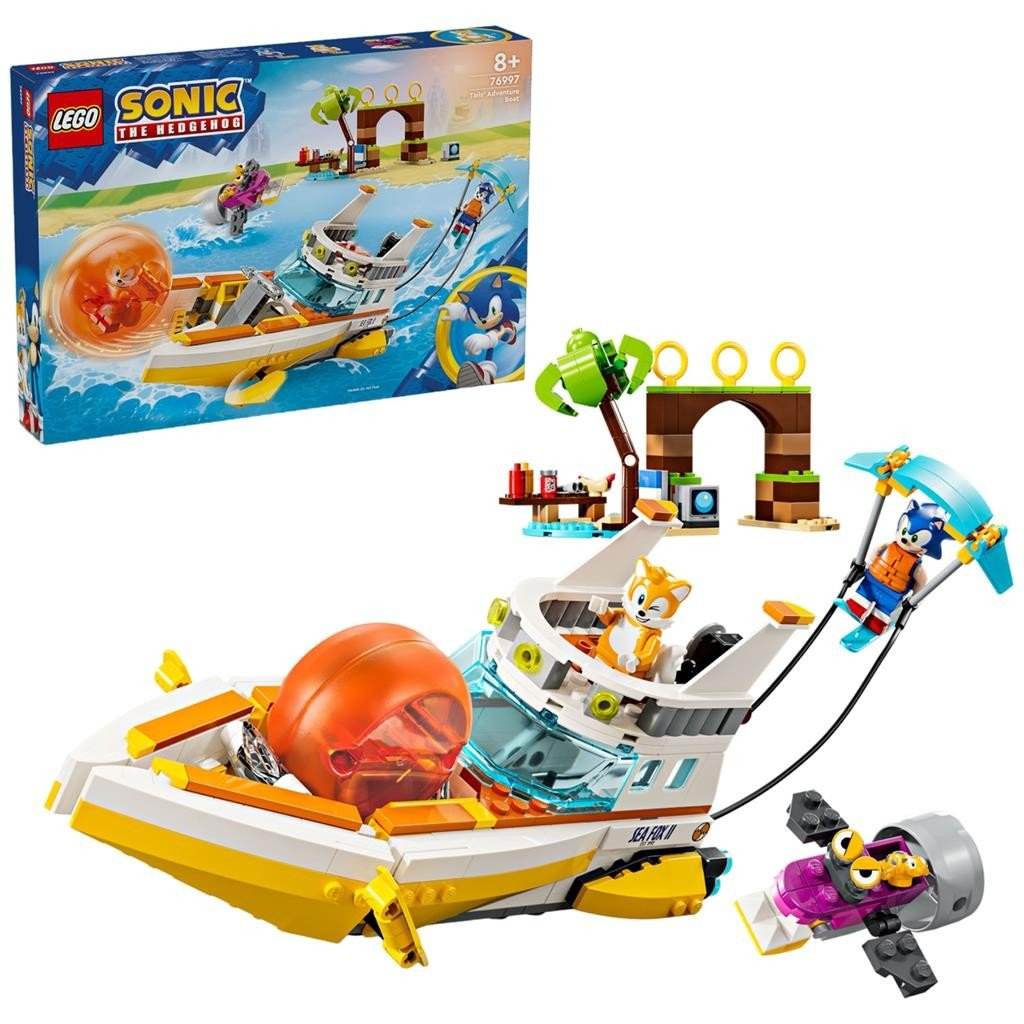 LEGO SONIC BARCA DE AVENTURI A LUI TAILS 76997 - Atelieru' lui Mesterica