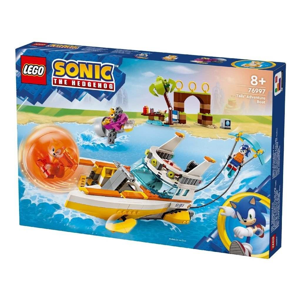 LEGO SONIC BARCA DE AVENTURI A LUI TAILS 76997 - Atelieru' lui Mesterica