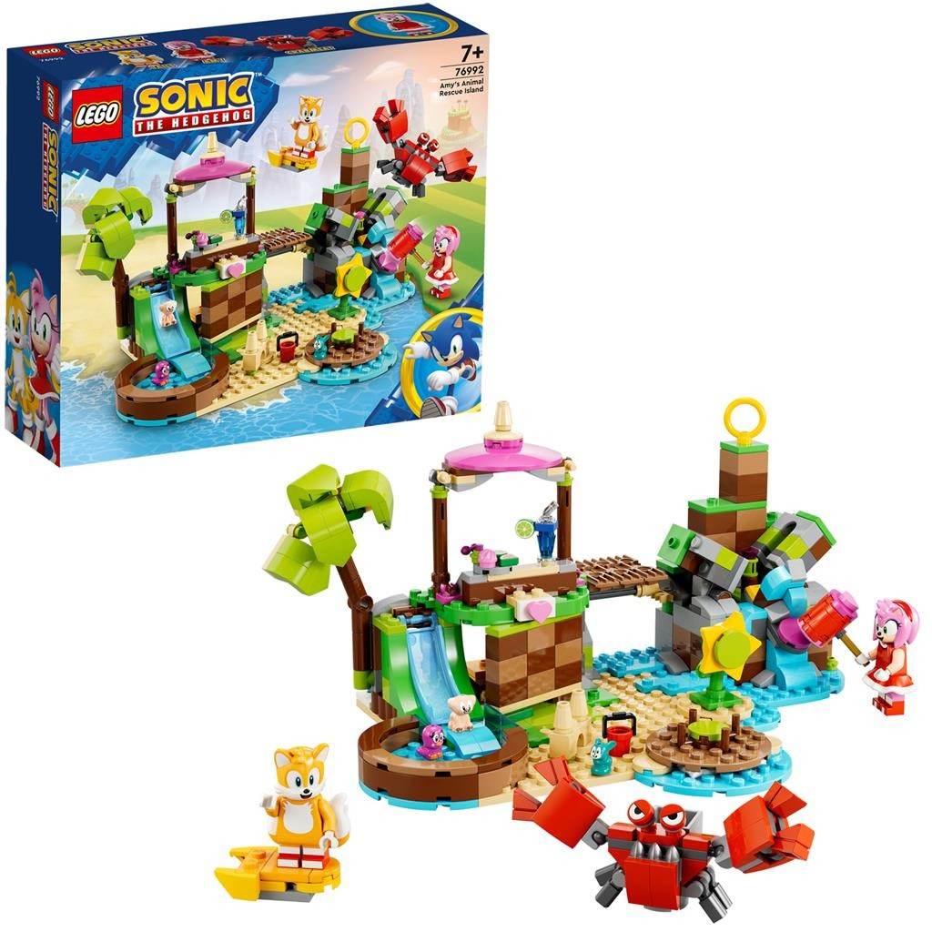 LEGO SONIC INSULA LUI AMY PENTRU SALVAREA ANIMALELOR 76992 Atelieru' lui Mesterica | Jucarii, haine si incaltaminte pentru copii