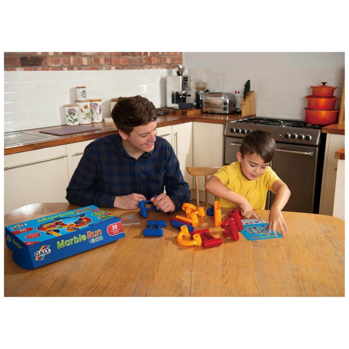 Marble Run - 30 de piese Atelieru' lui Mesterica | Jucarii, haine si incaltaminte pentru copii
