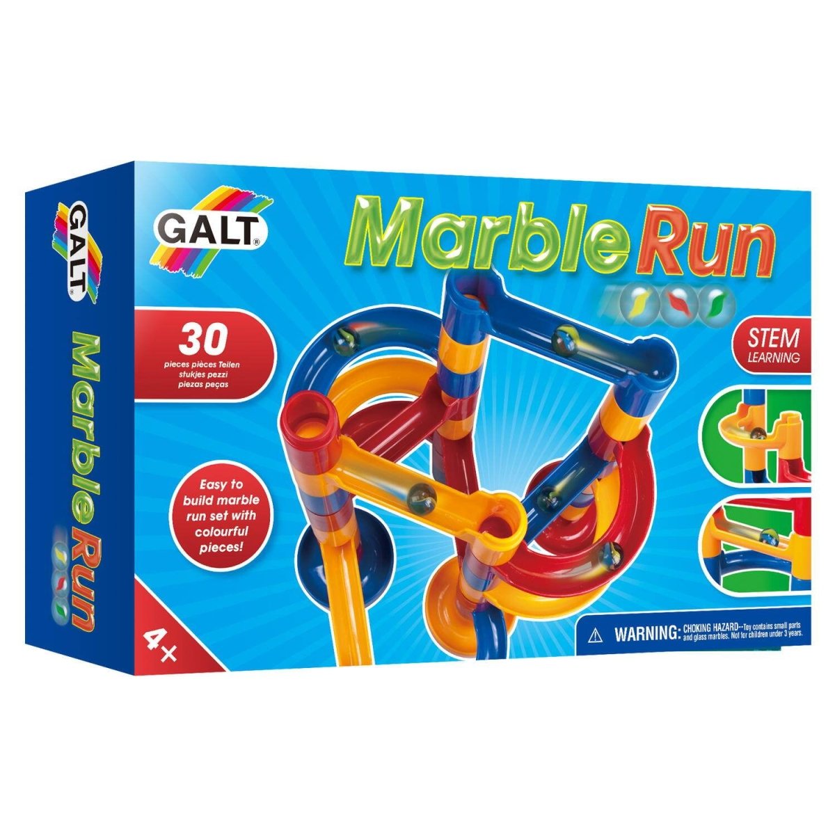 Marble Run - 30 de piese Atelieru' lui Mesterica | Jucarii, haine si incaltaminte pentru copii