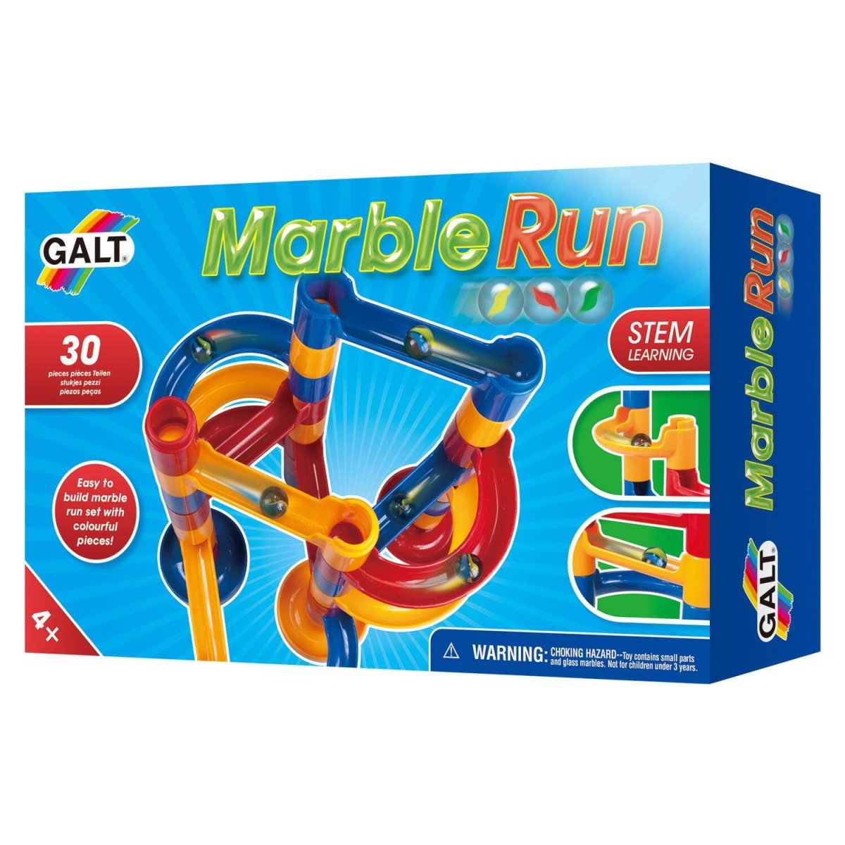 Marble Run - 30 de piese Atelieru' lui Mesterica | Jucarii, haine si incaltaminte pentru copii