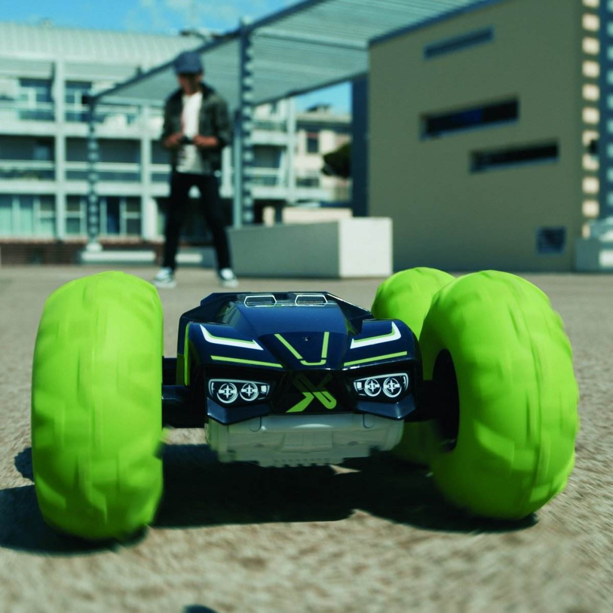 MASINA CU TELECOMANDA EXOST 360 TORNADO VERDE - Atelieru' lui Mesterica