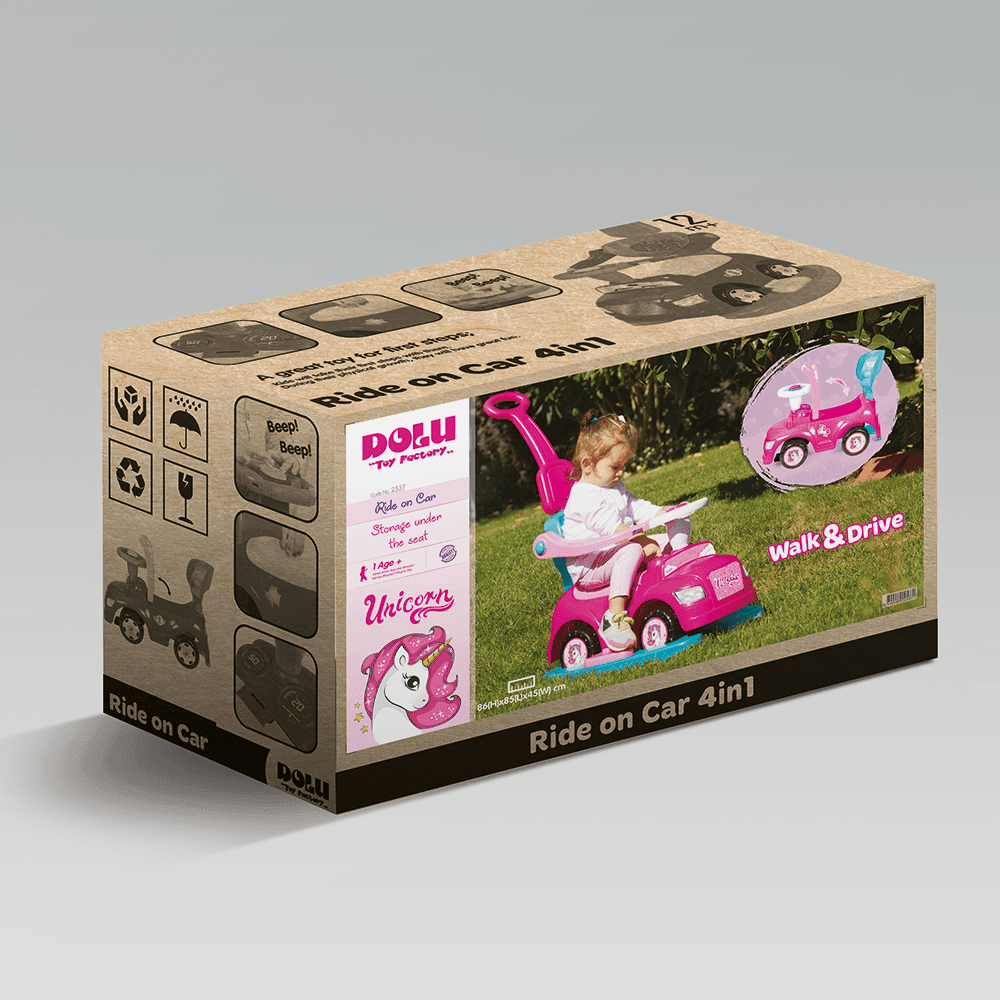 Masinuta 4 in 1 - Step car Unicorn - Atelieru' lui Mesterica