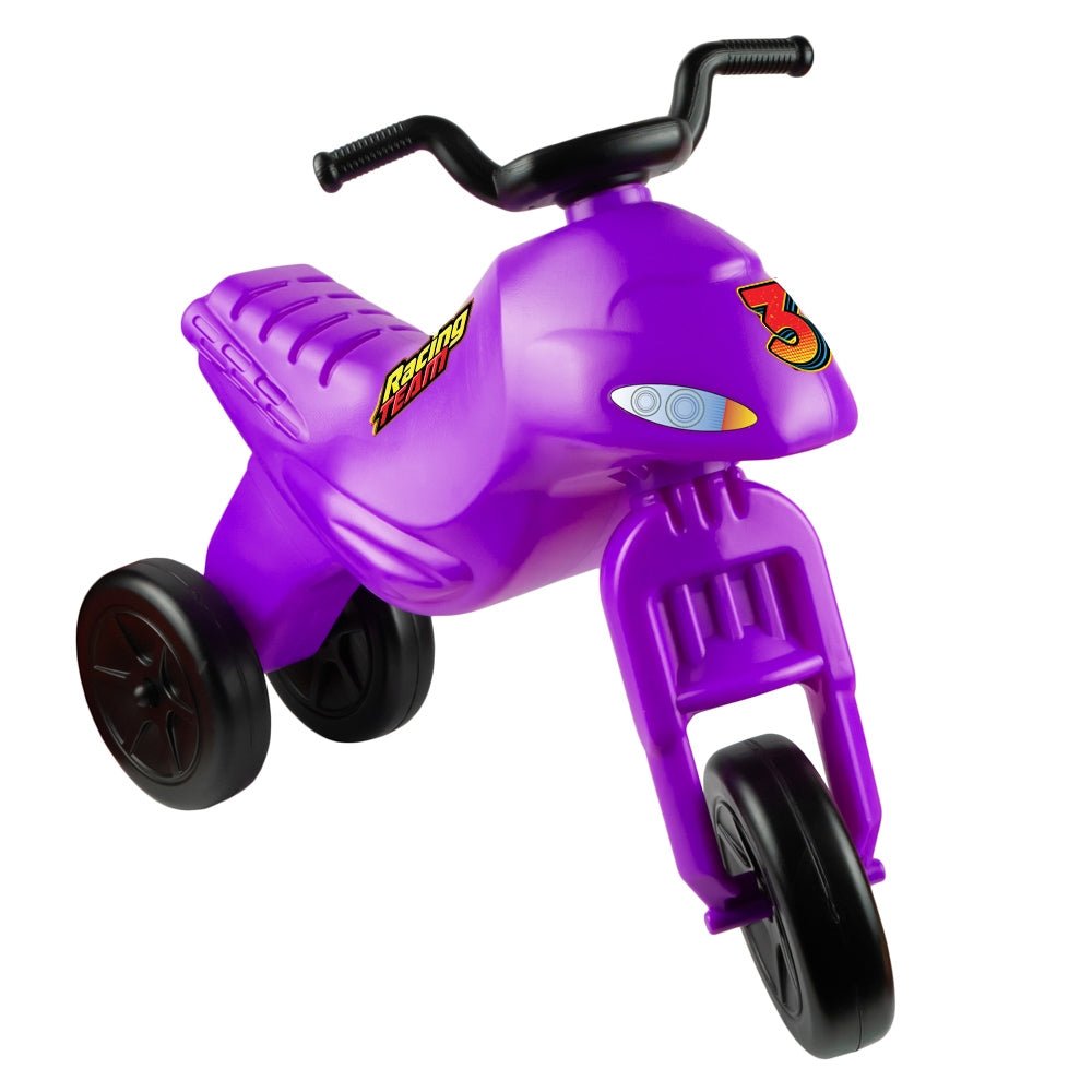 Motocicleta fara pedale, mov - ROBENTOYS Atelieru' lui Mesterica | Jucarii, haine si incaltaminte pentru copii