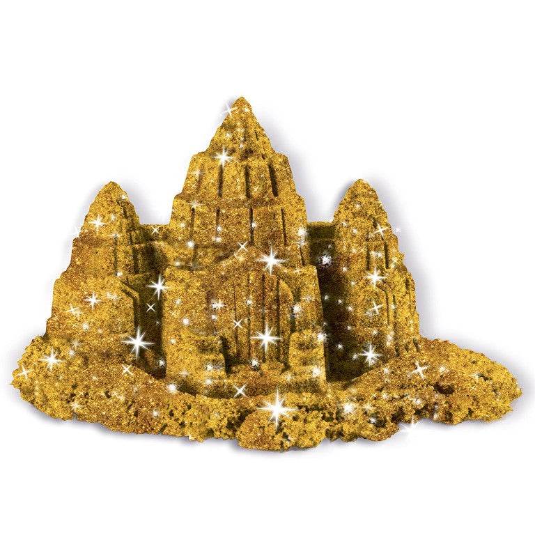 NISIP KINETIC METALE SI MINERALE STRALUCITOARE AURIU - Atelieru' lui Mesterica