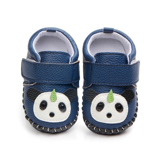 Pantofiori albastri - Ursuletul Panda Atelieru' lui Mesterica | Jucarii, haine si incaltaminte pentru copii