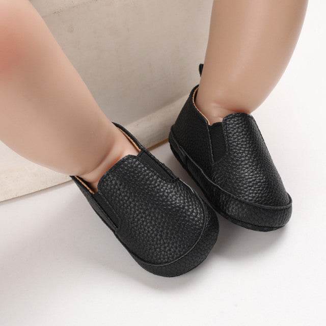 Pantofiori negri tip mocasini - Atelieru' lui Mesterica