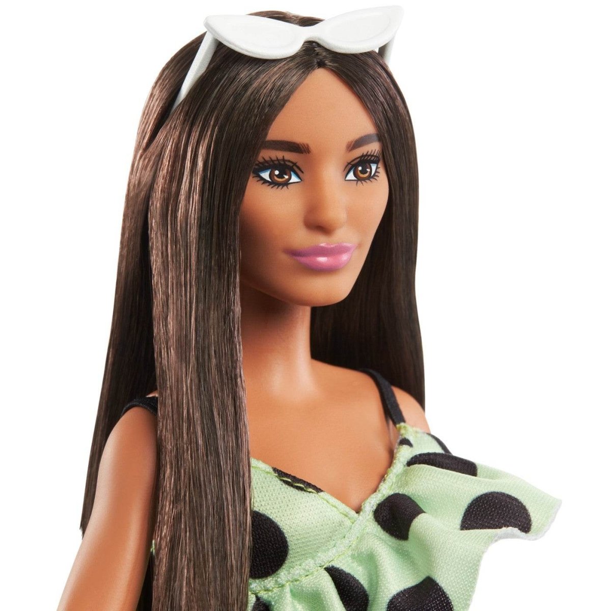 PAPUSA BARBIE FASHIONISTA BRUNETA CU SALOPETA VERDE Atelieru' lui Mesterica | Jucarii, haine si incaltaminte pentru copii