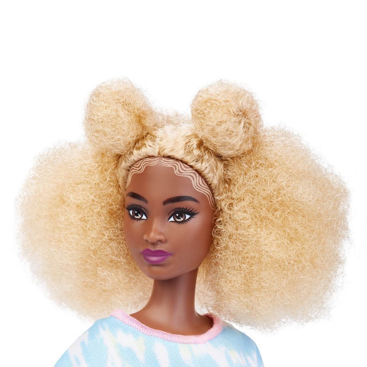 PAPUSA BARBIE FASHIONISTA CU PAR AFRO BLOND Atelieru' lui Mesterica | Jucarii, haine si incaltaminte pentru copii