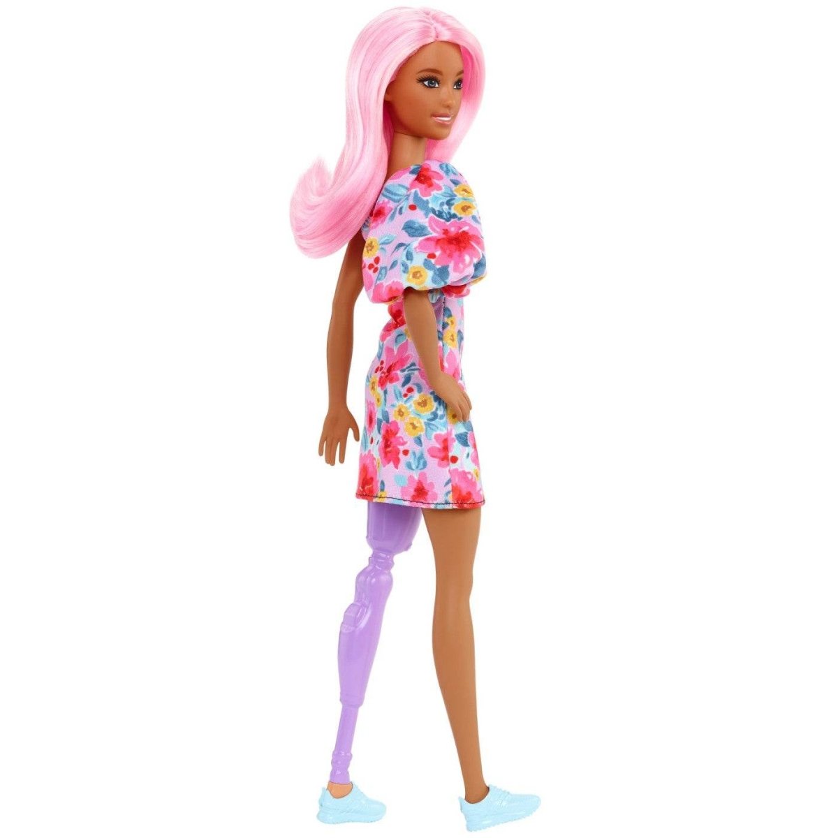 PAPUSA BARBIE FASHIONISTA CU PAR ROZ SI PICIOR PROTETIC Atelieru' lui Mesterica | Jucarii, haine si incaltaminte pentru copii