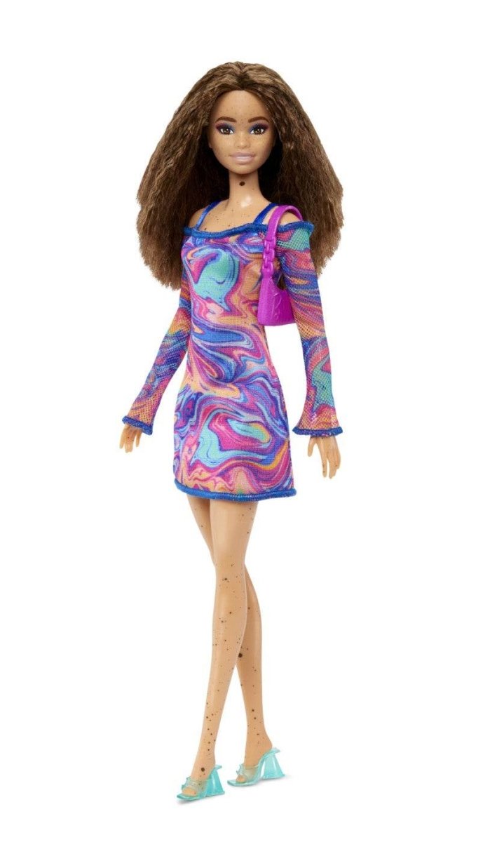 PAPUSA BARBIE FASHIONISTA SATENA CU PISTRUI Atelieru' lui Mesterica | Jucarii, haine si incaltaminte pentru copii