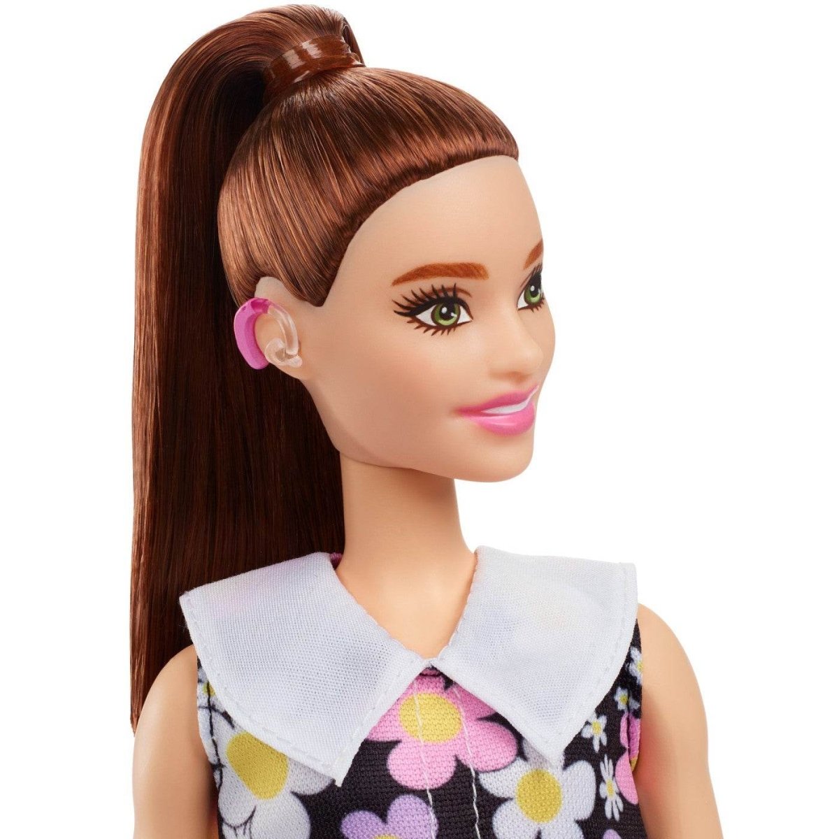 PAPUSA BARBIE FASHIONISTA SATENA CU ROCHIE CU IMPRIMEU FLORAL Atelieru' lui Mesterica | Jucarii, haine si incaltaminte pentru copii