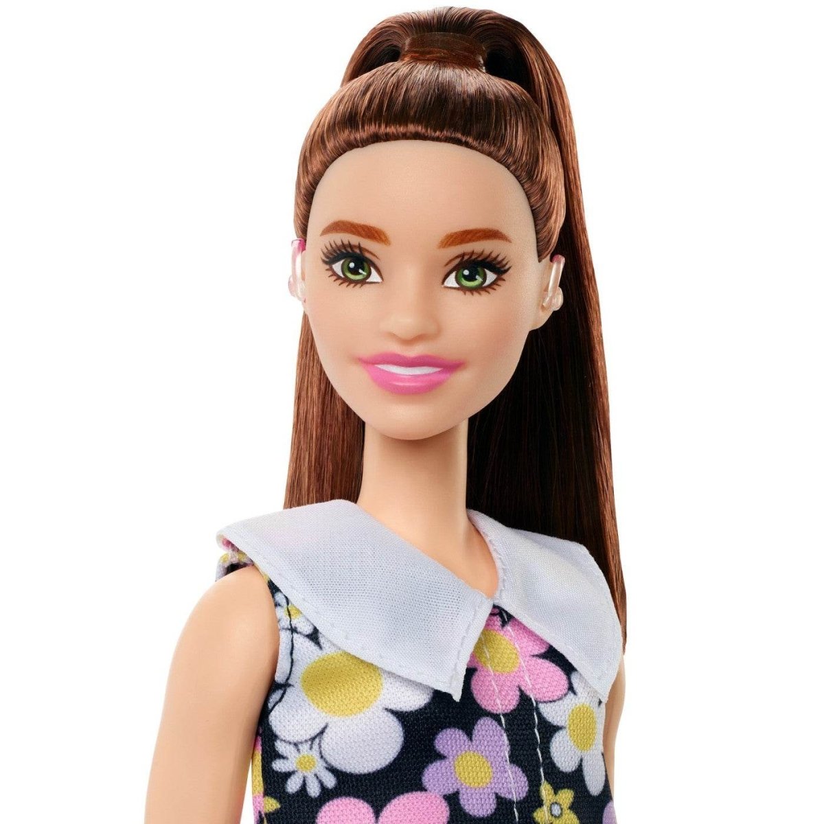 PAPUSA BARBIE FASHIONISTA SATENA CU ROCHIE CU IMPRIMEU FLORAL Atelieru' lui Mesterica | Jucarii, haine si incaltaminte pentru copii