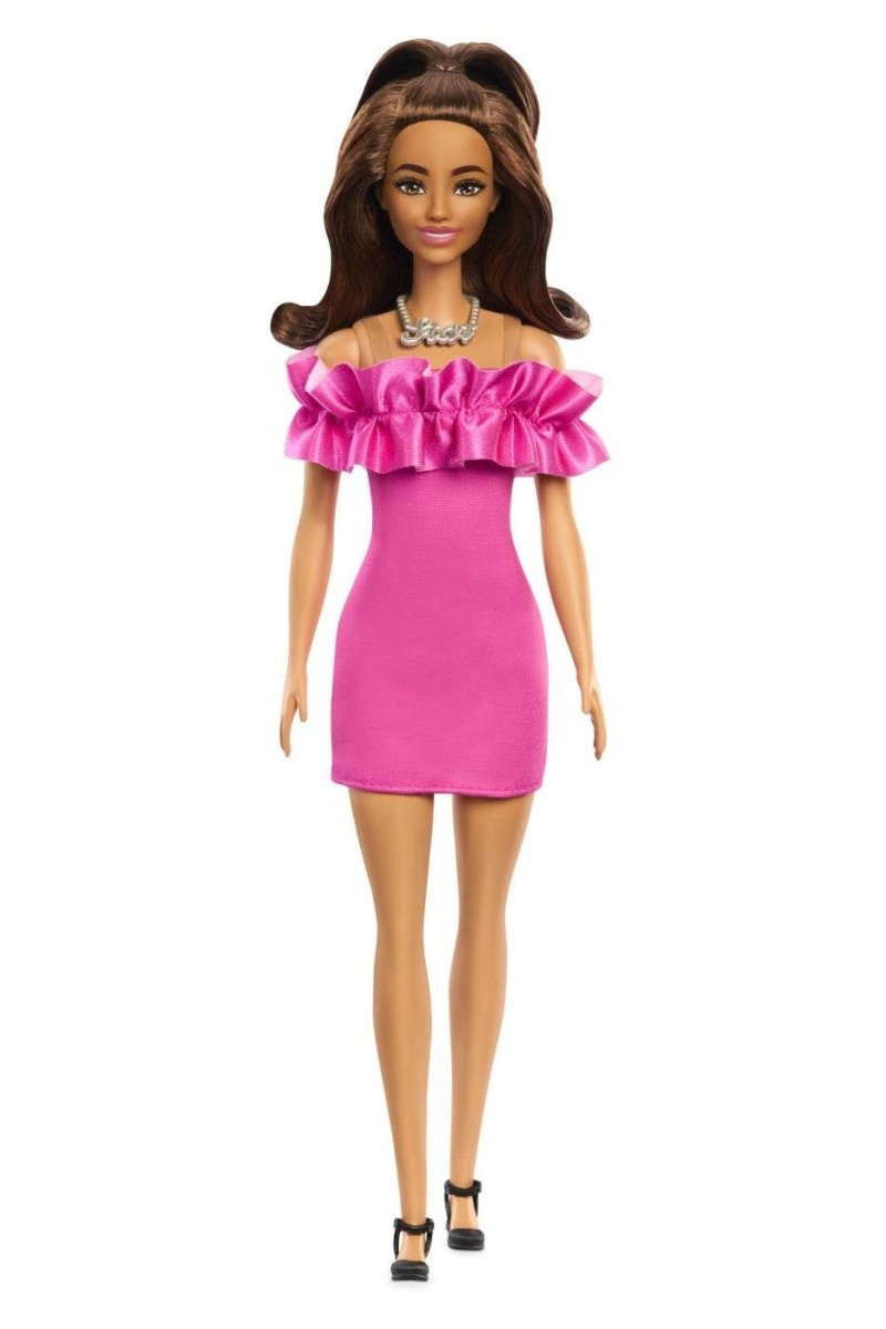 PAPUSA BARBIE FASHIONISTA SATENA CU ROCHIE ROZ Atelieru' lui Mesterica | Jucarii, haine si incaltaminte pentru copii