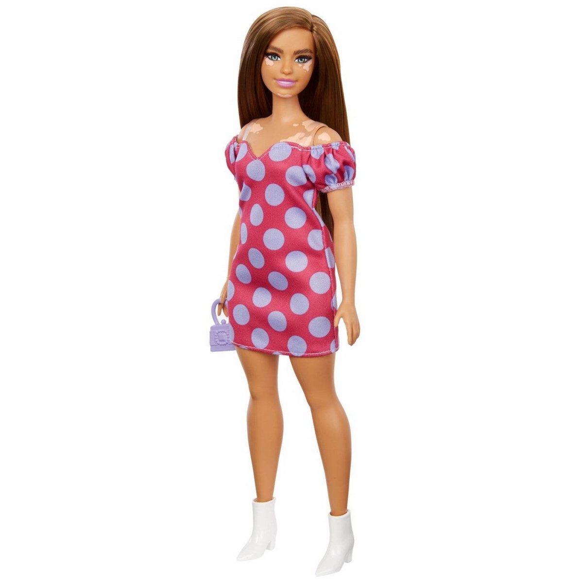 PAPUSA BARBIE FASHIONISTA SATENA CU ROCHIE ROZ CU BULINE Atelieru' lui Mesterica | Jucarii, haine si incaltaminte pentru copii