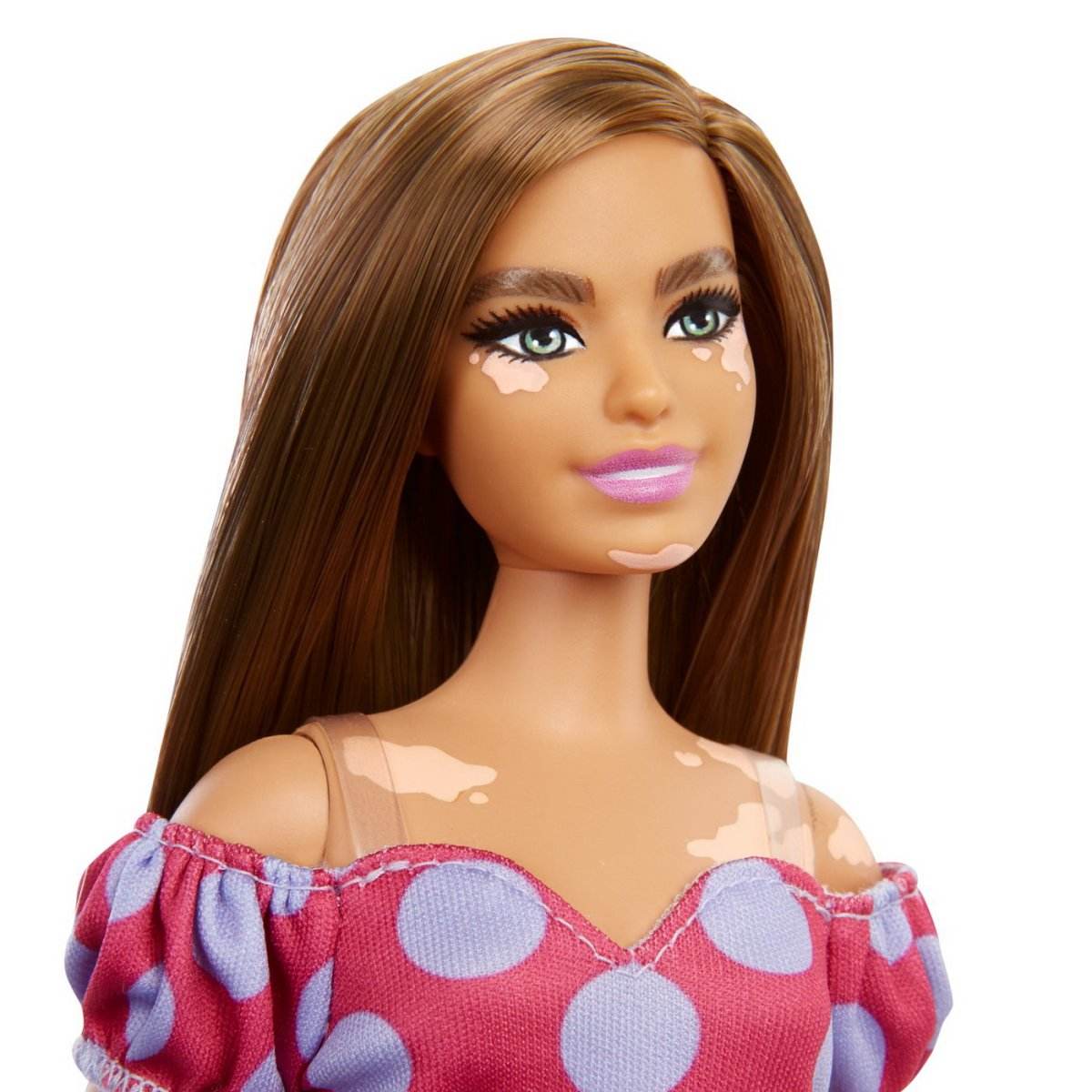 PAPUSA BARBIE FASHIONISTA SATENA CU ROCHIE ROZ CU BULINE - Atelieru' lui Mesterica