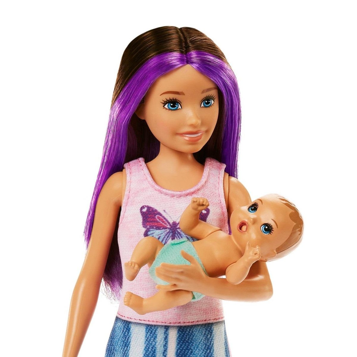 PAPUSA BARBIE MAMICA SATENA CU BEBELUS Atelieru' lui Mesterica | Jucarii, haine si incaltaminte pentru copii