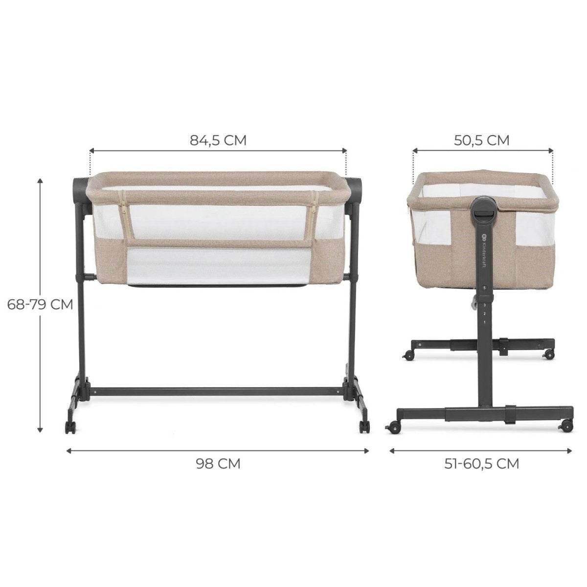 PATUT CO - SLEEPER KINDERKRAFT NESTE UP 2, BEJ Atelieru' lui Mesterica | Jucarii, haine si incaltaminte pentru copii
