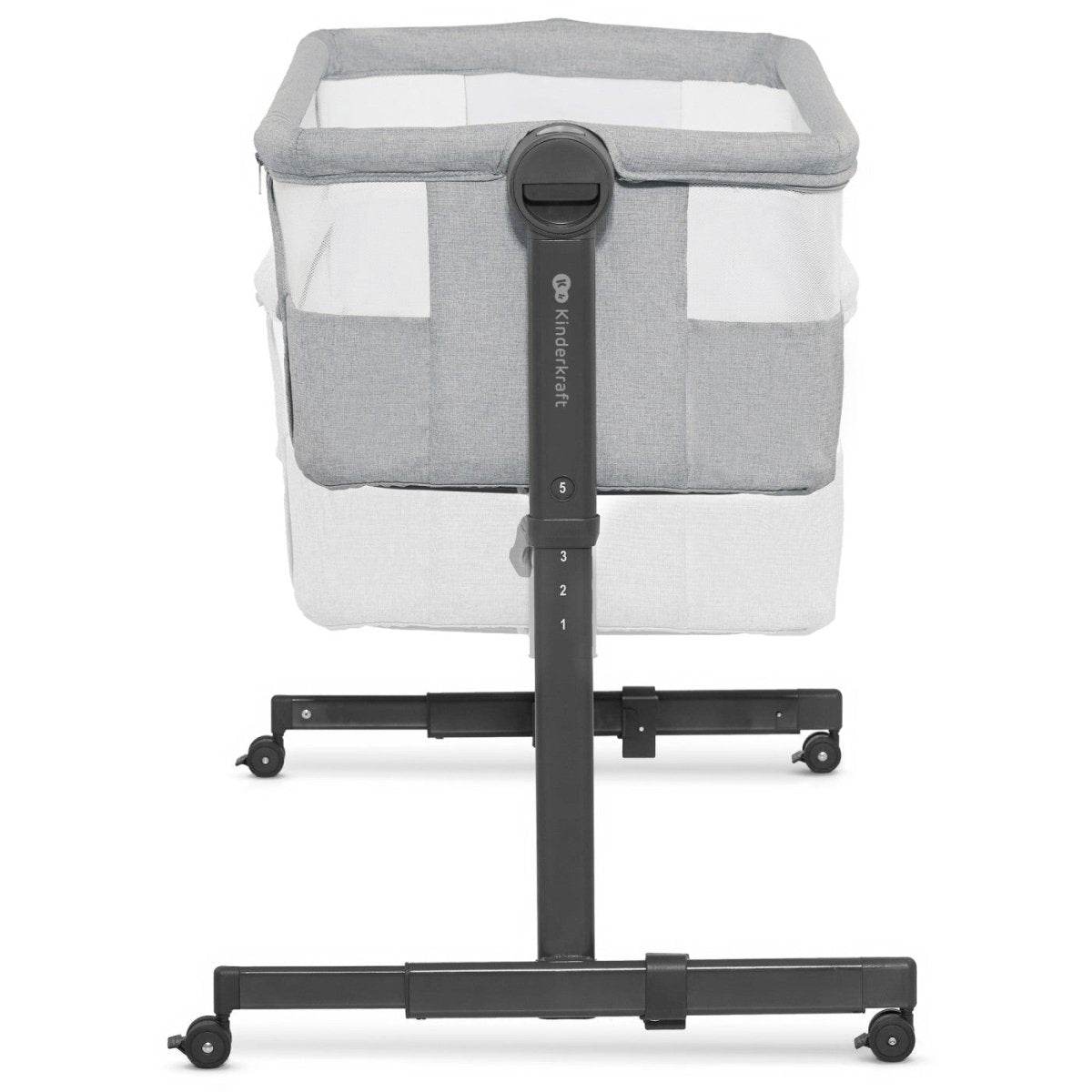 PATUT CO-SLEEPER KINDERKRAFT NESTE UP 2, GRI DESCHIS - Atelieru' lui Mesterica