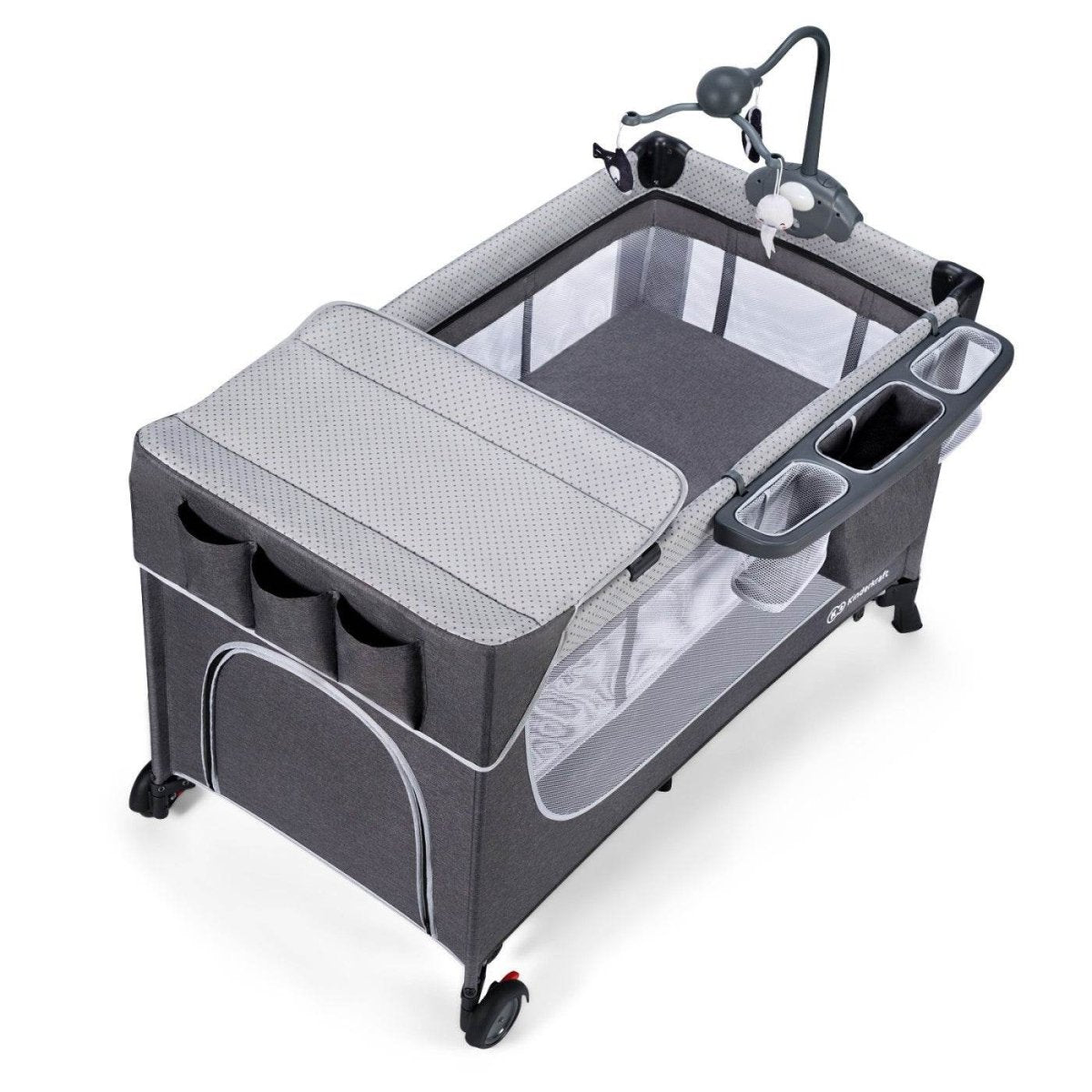 PATUT DE CALATORIE KINDERKRAFT LEODY, CU ACCESORII, GREY Atelieru' lui Mesterica | Jucarii, haine si incaltaminte pentru copii