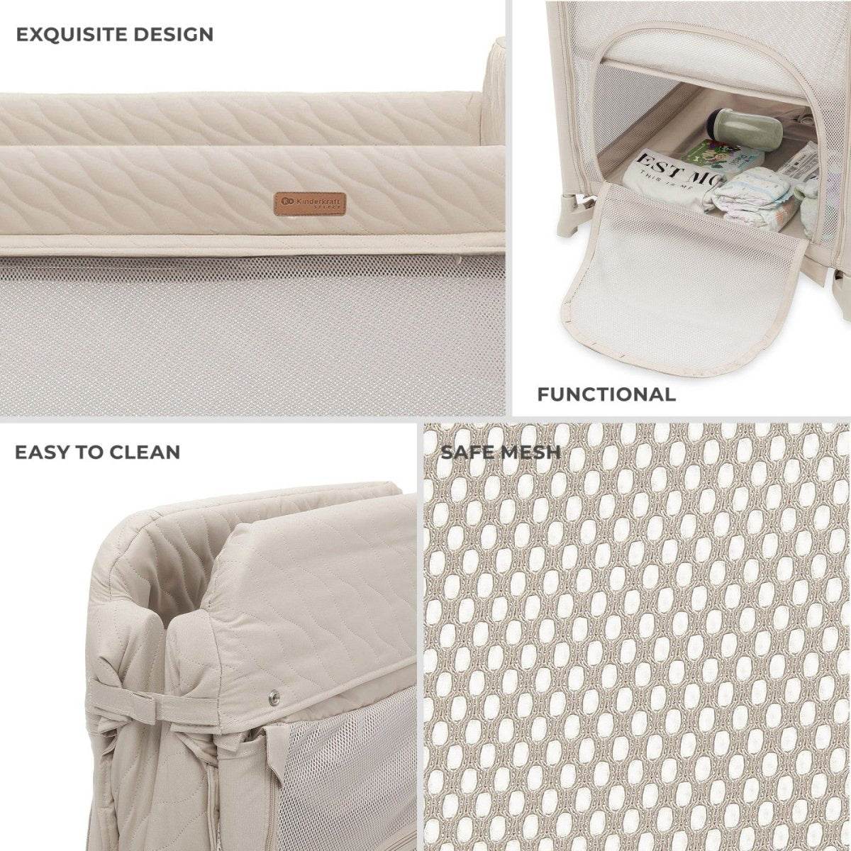 PATUT DE CALATORIE KINDERKRAFT MOON DREAM, BEIGE - Atelieru' lui Mesterica