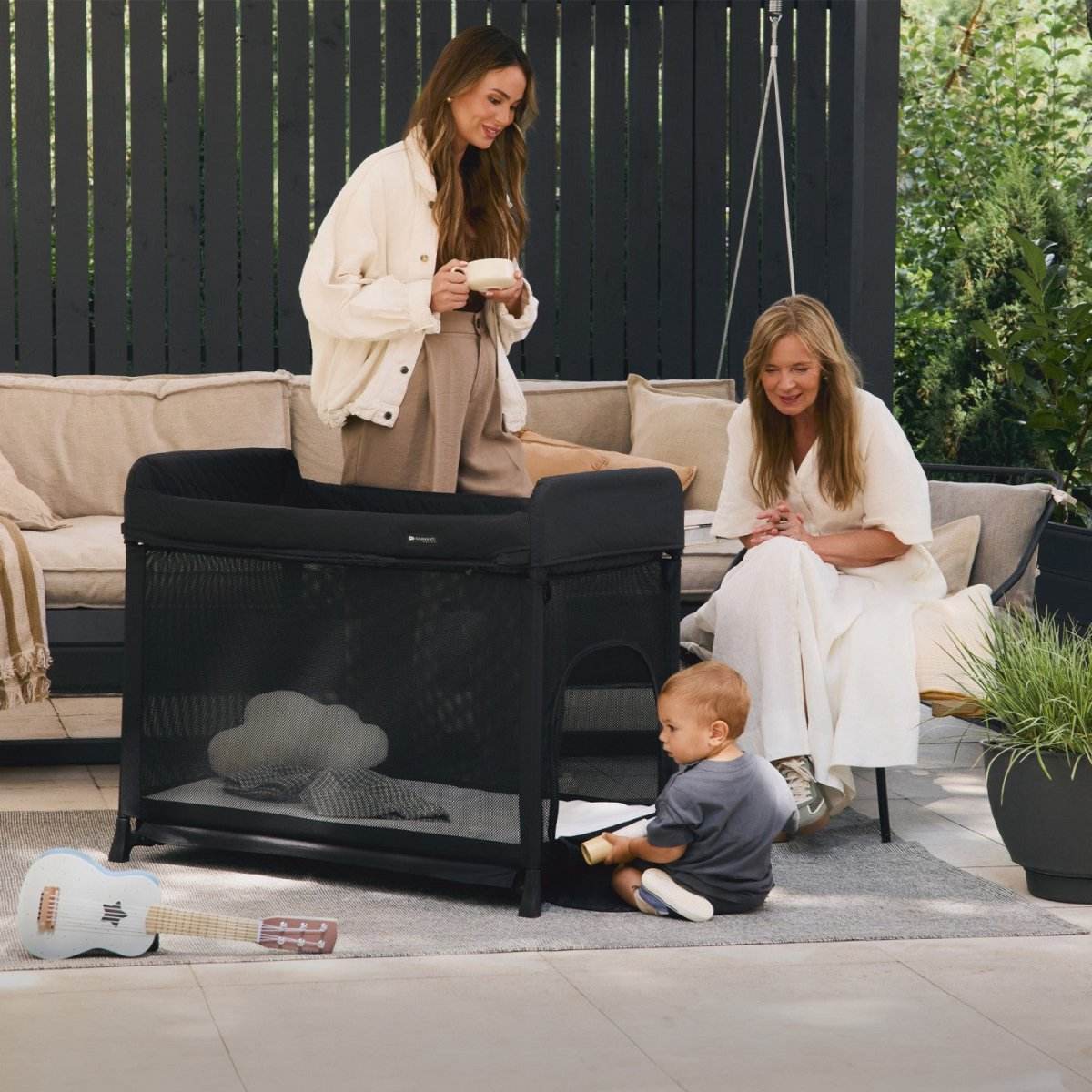 PATUT DE CALATORIE KINDERKRAFT MOON DREAM, BLACK - Atelieru' lui Mesterica