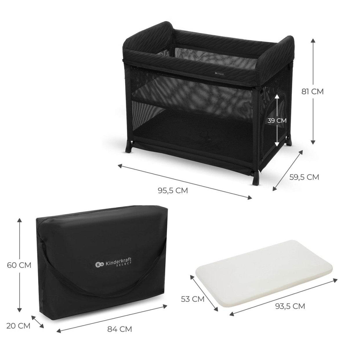 PATUT DE CALATORIE KINDERKRAFT MOON DREAM, BLACK Atelieru' lui Mesterica | Jucarii, haine si incaltaminte pentru copii