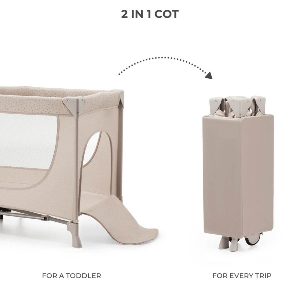 PATUT TRAVEL KINDERKRAFT JOY2, FARA ACCESORII, BEIGE - Atelieru' lui Mesterica