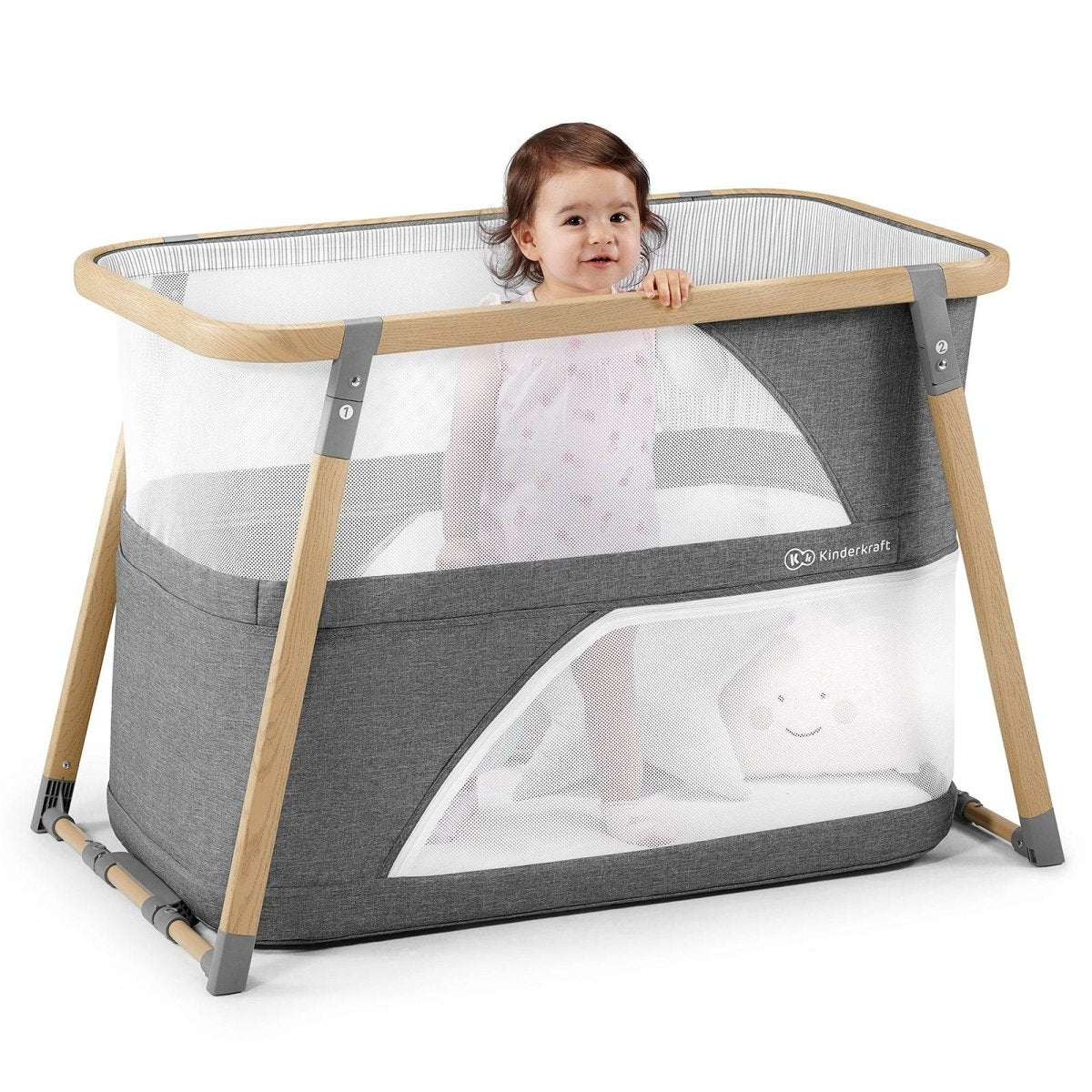 PATUT TRAVEL KINDERKRAFT SOFI, 4 IN 1, GREY Atelieru' lui Mesterica | Jucarii, haine si incaltaminte pentru copii