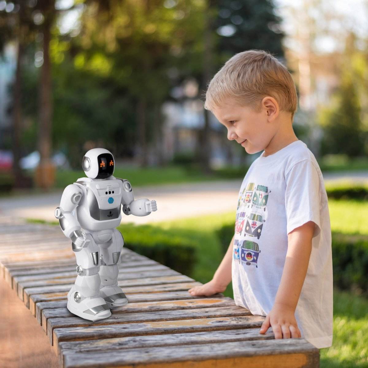 ROBOT ELECTRONIC CU RADIOCOMANDA PR?GRAMM A BOT X - Atelieru' lui Mesterica