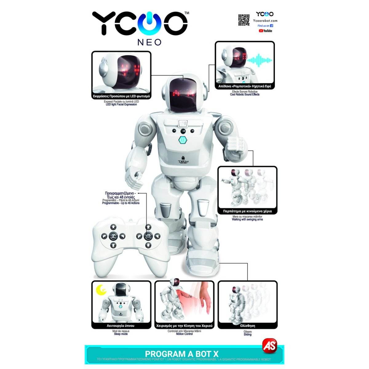 ROBOT ELECTRONIC CU RADIOCOMANDA PR?GRAMM A BOT X - Atelieru' lui Mesterica