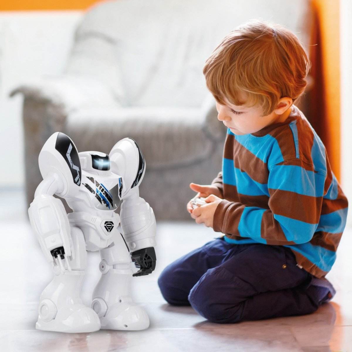 ROBOT ELECTRONIC ROBO BLAST ALB - Atelieru' lui Mesterica