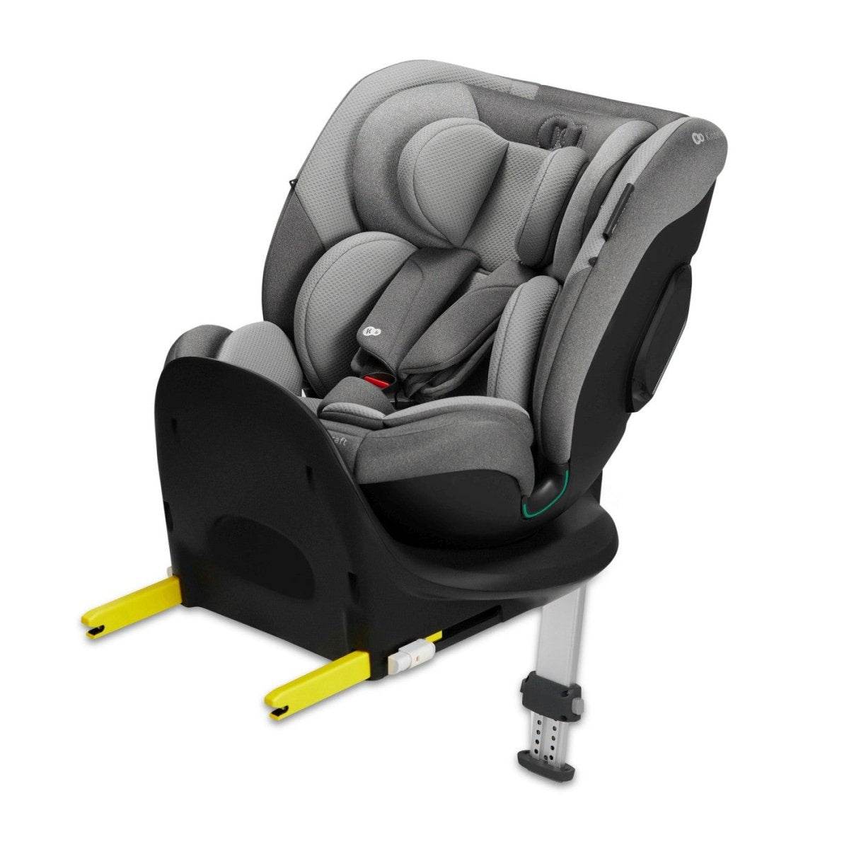 SCAUN AUTO KINDERKRAFT I - FIX, I - SIZE 40 - 150 CM, COOL GREY Atelieru' lui Mesterica | Jucarii, haine si incaltaminte pentru copii