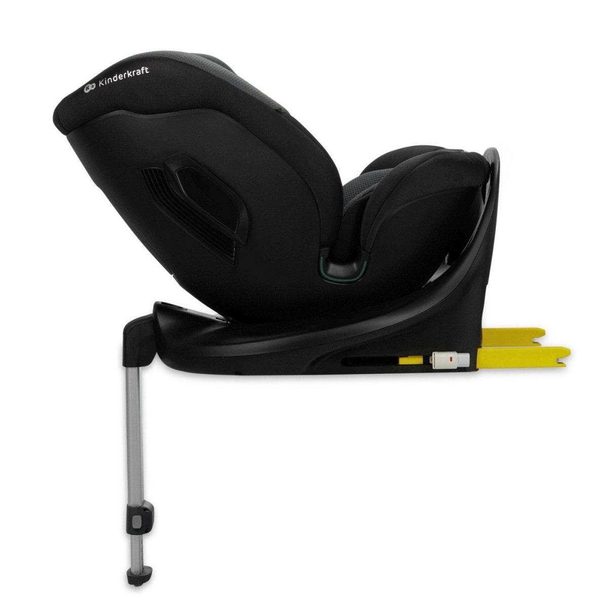 SCAUN AUTO KINDERKRAFT I-FIX, I-SIZE 40-150 CM, GRAPHITE BLACK - Atelieru' lui Mesterica