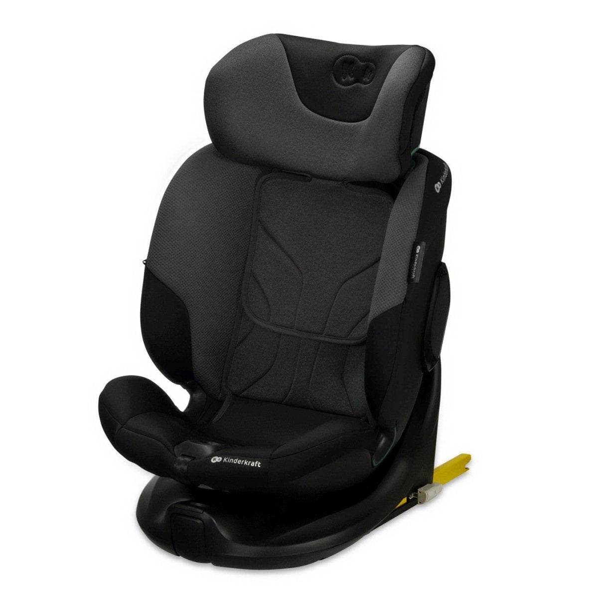 SCAUN AUTO KINDERKRAFT I-FIX, I-SIZE 40-150 CM, GRAPHITE BLACK - Atelieru' lui Mesterica