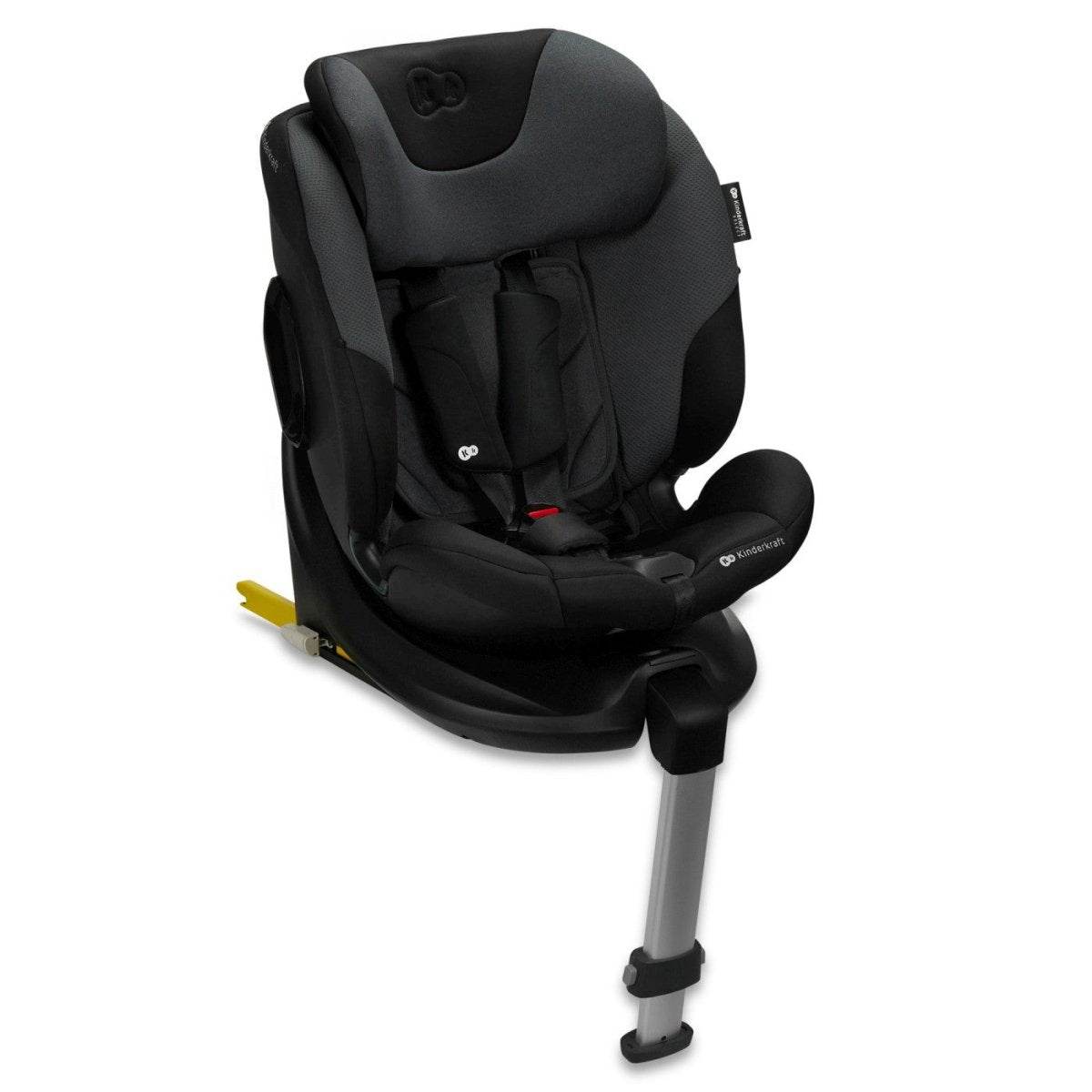 SCAUN AUTO KINDERKRAFT I-FIX, I-SIZE 40-150 CM, GRAPHITE BLACK - Atelieru' lui Mesterica