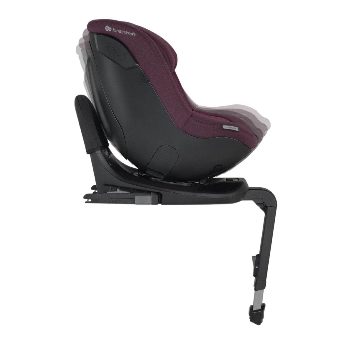 SCAUN AUTO KINDERKRAFT I - GUARD I - SIZE 40 - 105 CM, CHERRY PEARL Atelieru' lui Mesterica | Jucarii, haine si incaltaminte pentru copii