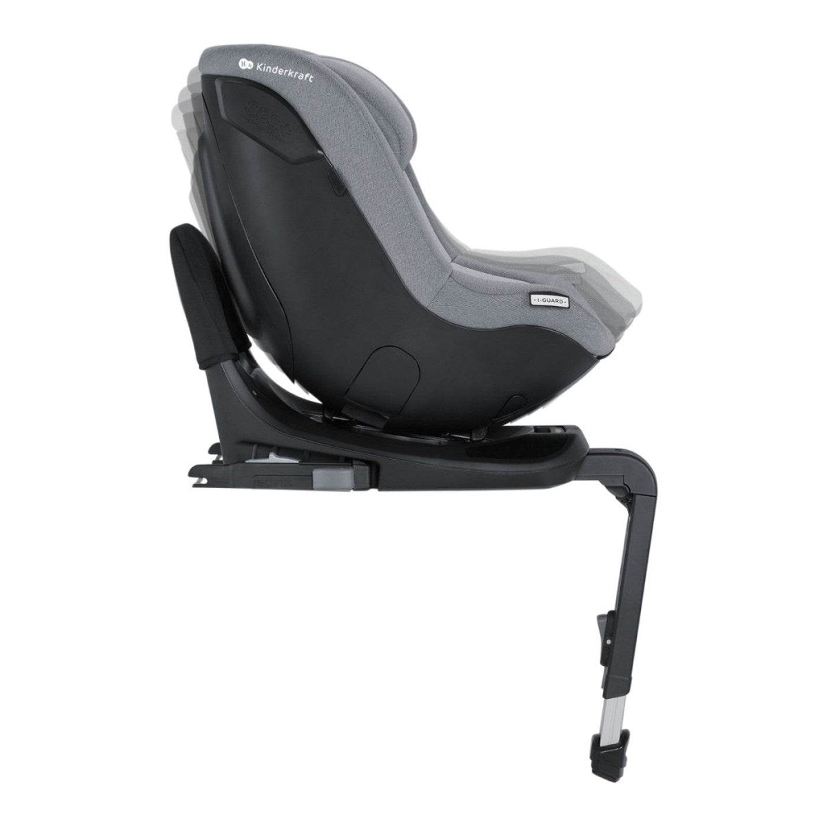SCAUN AUTO KINDERKRAFT I - GUARD I - SIZE 40 - 105 CM, GREY Atelieru' lui Mesterica | Jucarii, haine si incaltaminte pentru copii