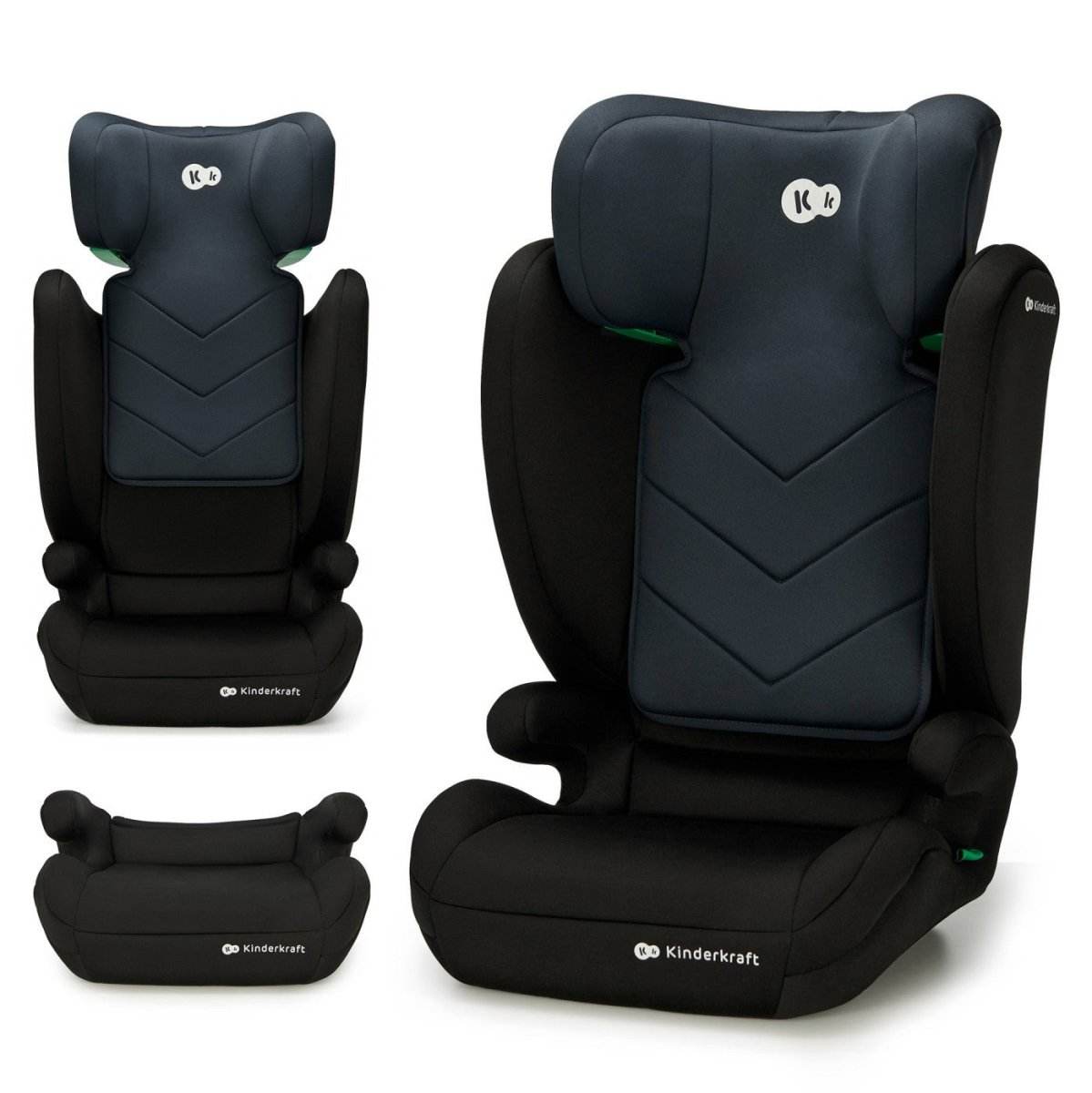 SCAUN AUTO KINDERKRAFT I-SPARK, I-SIZE 100-150 CM, BLACK - Atelieru' lui Mesterica