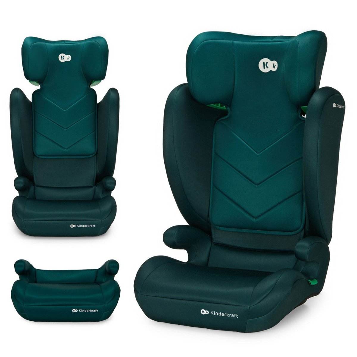 SCAUN AUTO KINDERKRAFT I - SPARK, I - SIZE 100 - 150 CM, GREEN Atelieru' lui Mesterica | Jucarii, haine si incaltaminte pentru copii