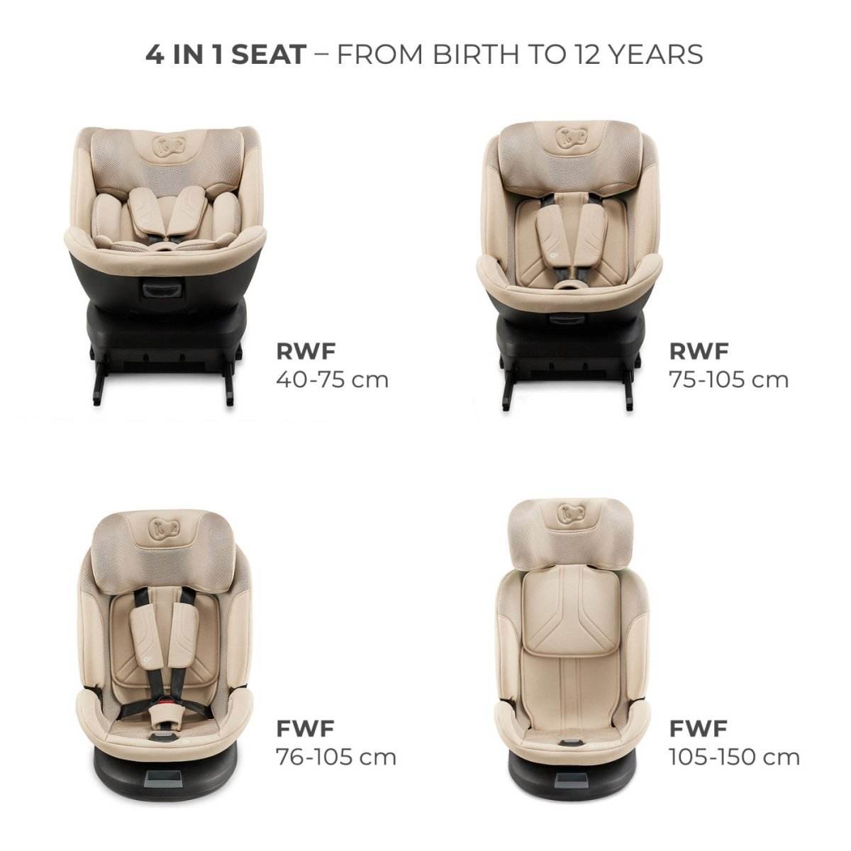 SCAUN AUTO KINDERKRAFT XPEDITION 3 I - SIZE 40 - 150 CM, BEIGE Atelieru' lui Mesterica | Jucarii, haine si incaltaminte pentru copii